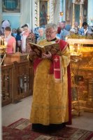 Божественная литургия в Свято-Петро-Павловском кафедральном соборе г.Гомеля