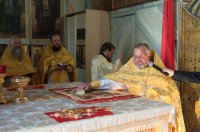 Божественная литургия в Свято-Петро-Павловском кафедральном соборе г.Гомеля