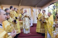 Божественная Литургия в кафедральном Свято-Петро-Павловском соборе г.Гомеля