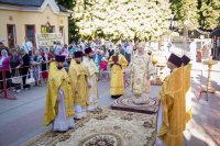 Божественная Литургия в кафедральном Свято-Петро-Павловском соборе г.Гомеля