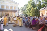 Божественная Литургия в кафедральном Свято-Петро-Павловском соборе г.Гомеля