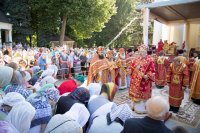 Божественная литургия в день памяти святого великомученика и целителя Пантелеимона