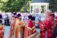 Божественная литургия в день памяти святого великомученика и целителя Пантелеимона