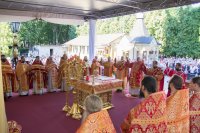 Божественная литургия в день памяти святого великомученика и целителя Пантелеимона