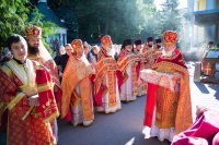 Божественная литургия в день памяти святого великомученика и целителя Пантелеимона