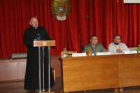 Священнослужитель принял участие в Собрании прапорщиков Гомельской пограничной группы