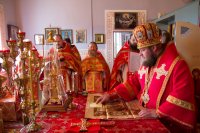 Божественная литургия в день памяти мученика Иоанна Воина