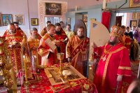 Божественная литургия в день памяти мученика Иоанна Воина