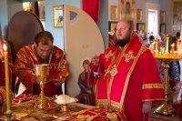 Божественная литургия в день памяти мученика Иоанна Воина