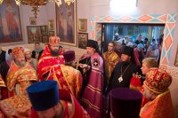 Божественная литургия в день памяти мученика Иоанна Воина