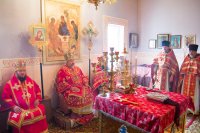 Божественная литургия в день памяти мученика Иоанна Воина