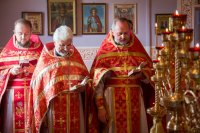 Божественная литургия в день памяти мученика Иоанна Воина