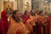 Ковчег с мощами св. вмч. Пантелеимона отбыл на место своего постоянного пребывания