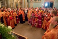 Ковчег с мощами св. вмч. Пантелеимона отбыл на место своего постоянного пребывания