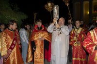 Ковчег с мощами св. вмч. Пантелеимона отбыл на место своего постоянного пребывания