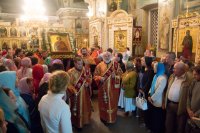 Ковчег с мощами св. вмч. Пантелеимона отбыл на место своего постоянного пребывания