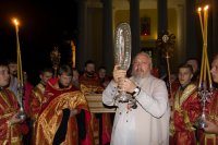 Ковчег с мощами св. вмч. Пантелеимона отбыл на место своего постоянного пребывания