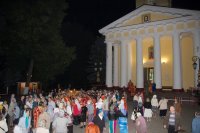 Ковчег с мощами св. вмч. Пантелеимона отбыл на место своего постоянного пребывания