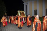 Ковчег с мощами св. вмч. Пантелеимона отбыл на место своего постоянного пребывания