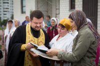 Преосвященнейший Стефан совершил освящение купола и накупольного креста в Спасо-преображенском храме г.Гомеля