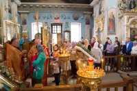 Божественная литургия в предпразднство происхождения честных древ Животворящего Креста Господня Божественная литургия в предпразднство происхождения честных древ Животворящего Креста Господня
