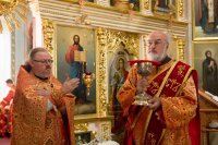 Божественная литургия в предпразднство происхождения честных древ Животворящего Креста Господня Божественная литургия в предпразднство происхождения честных древ Животворящего Креста Господня