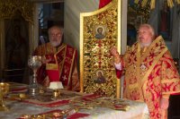 Божественная литургия в предпразднство происхождения честных древ Животворящего Креста Господня Божественная литургия в предпразднство происхождения честных древ Животворящего Креста Господня