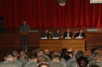 ГОМЕЛЬ. Собрание офицеров Гомельской пограничной группы