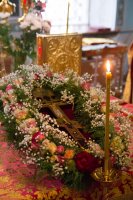 Всенощное бдение в канун происхождения честных древ Животворящего Креста Господня