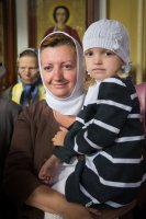 Божественная литургия в праздник происхождения честных древ Животворящего Креста Господня