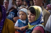 Божественная литургия в праздник происхождения честных древ Животворящего Креста Господня