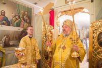 Божественная литургия в день перенесения из Иерусалима в Константинополь мощей первомч. архидиакона Стефана