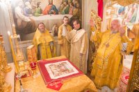 Божественная литургия в день перенесения из Иерусалима в Константинополь мощей первомч. архидиакона Стефана