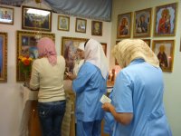 ГОМЕЛЬ. Ковчег с частицей мощей святого великомученика и целителя Пантелеимона была доставлена в  Республиканский центр радиационной медицины