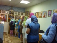 ГОМЕЛЬ. Ковчег с частицей мощей святого великомученика и целителя Пантелеимона была доставлена в  Республиканский центр радиационной медицины