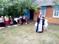 Священнослужители посетили больницу сестринского ухода д. Рогинь