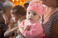 Преосвященный Стефан возглавил Божественную Литургию в Покровском храме г.Речицы