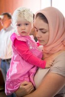 Преосвященный Стефан возглавил Божественную Литургию в Покровском храме г.Речицы