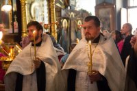 Вечернее богослужение в Свято-Петро-Павловском кафедральном соборе г.Гомеля