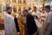 Вечернее богослужение в Свято-Петро-Павловском кафедральном соборе г.Гомеля