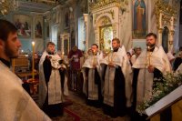 Вечернее богослужение в Свято-Петро-Павловском кафедральном соборе г.Гомеля