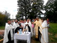 Буда-Кошелево.В д.Рогинь совершен чин основания храма