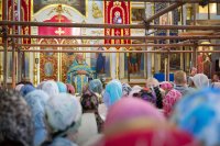 Божественная литургия в праздник Успения Пресвятой Богородицы