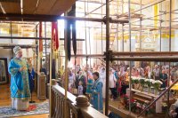 Божественная литургия в праздник Успения Пресвятой Богородицы