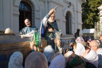 Преосвященный Стефан возглавил Божественную литургию в Свято-Никольском мужском монастыре г.Гомеля