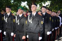 Преосвященнейший Стефан принял участие в торжественной линейке в ГУО "Гомельское городское кадетское училище"