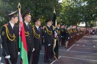 Преосвященнейший Стефан принял участие в торжественной линейке в ГУО "Гомельское городское кадетское училище"