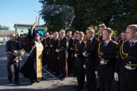 Преосвященнейший Стефан принял участие в торжественной линейке в ГУО "Гомельское городское кадетское училище"