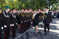 Преосвященнейший Стефан принял участие в торжественной линейке в ГУО "Гомельское городское кадетское училище"