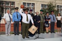 Преосвященнейший Стефан принял участие в торжественной линейке в ГУО "Гомельское городское кадетское училище"